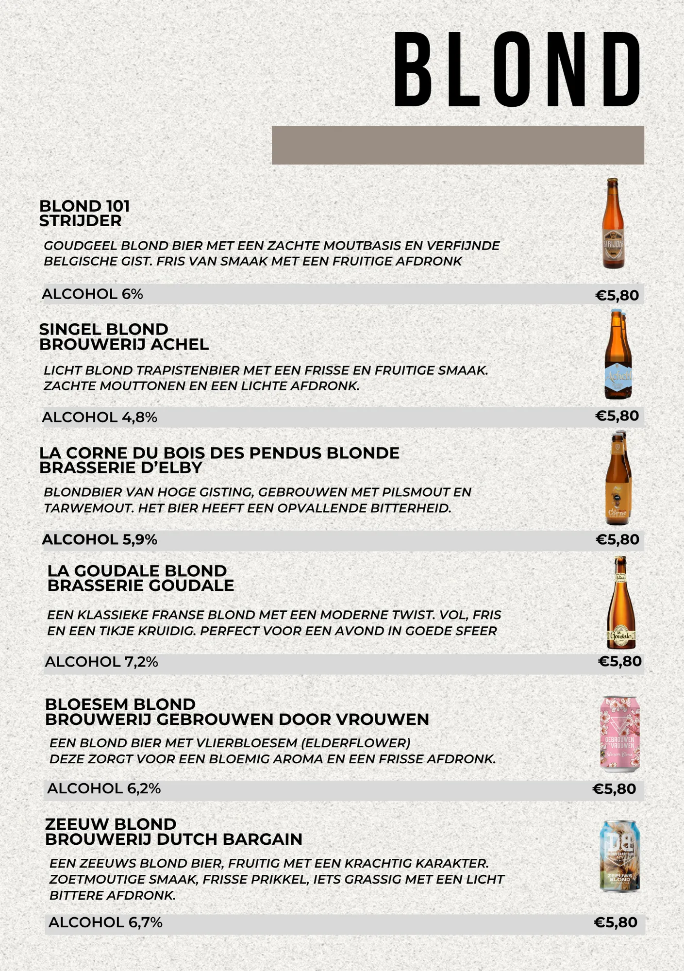 Blond bier