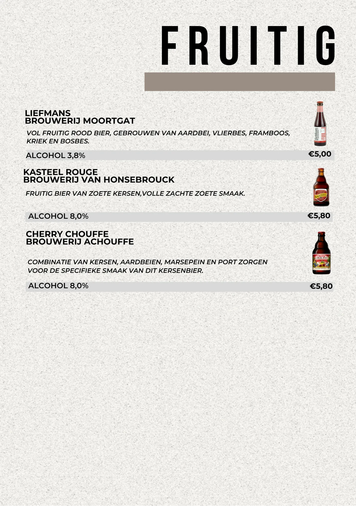 Fruitig bier